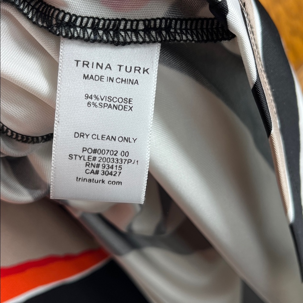 Trina Turk LaLa Zebra Lunar Dress — XS - Picture 5 of 9